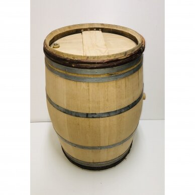 Restored French oak barrel 225 l 1