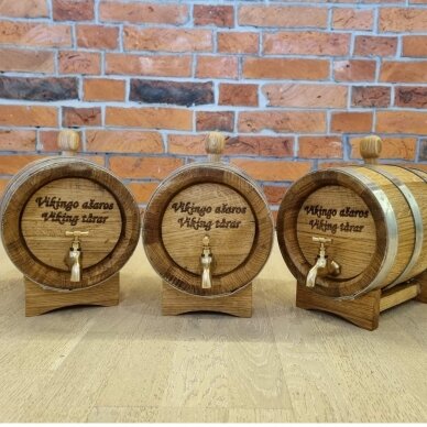 3 litres oak barrel for wine 3